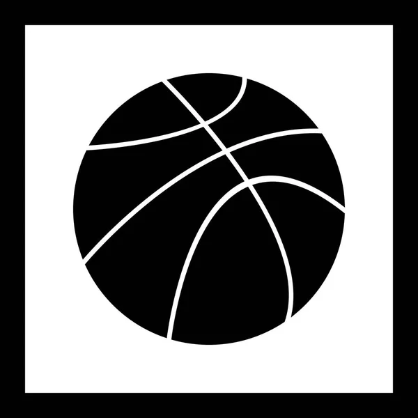 Illustrazione Basket Ball Icon — Foto Stock