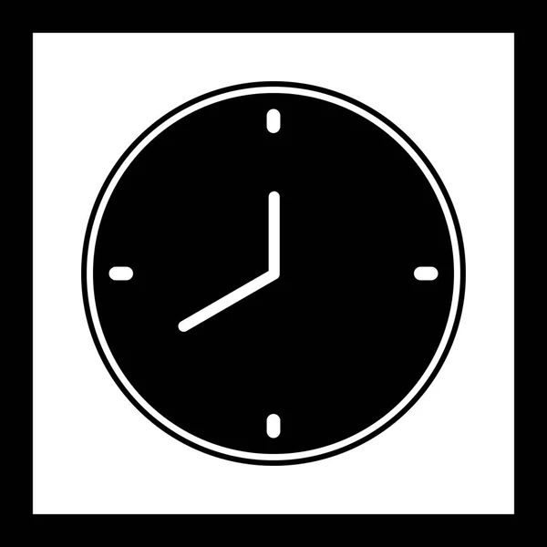 Піктограма годинника — стокове фото