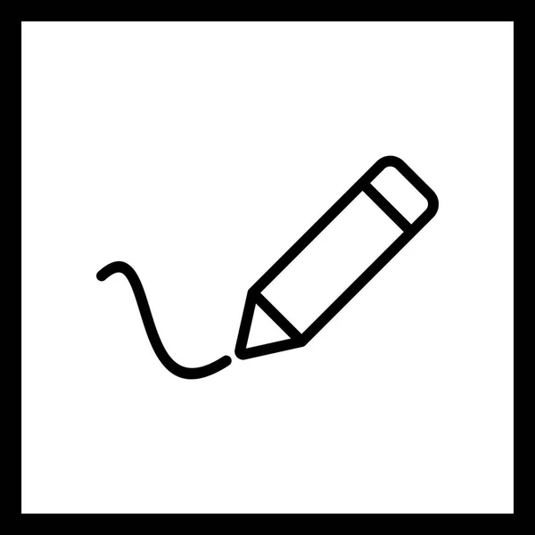 Illustration  Writing Icon — Stock Photo, Image