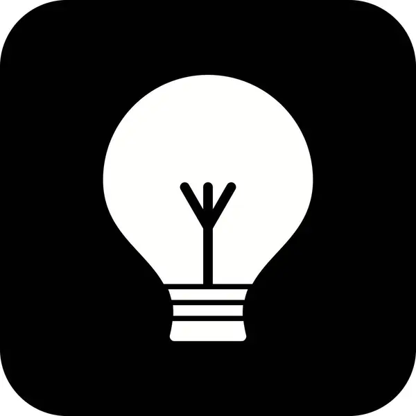 Illustration  Bulb Icon — Stock Photo, Image