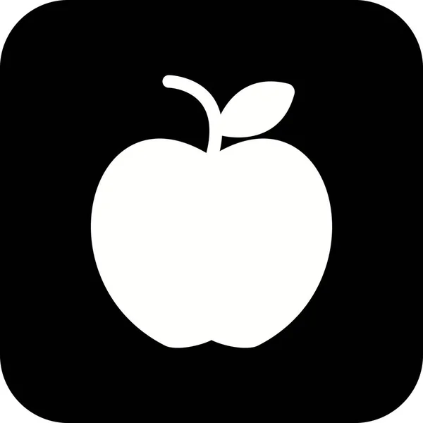 İllüstrasyon elma simgesi — Stok fotoğraf