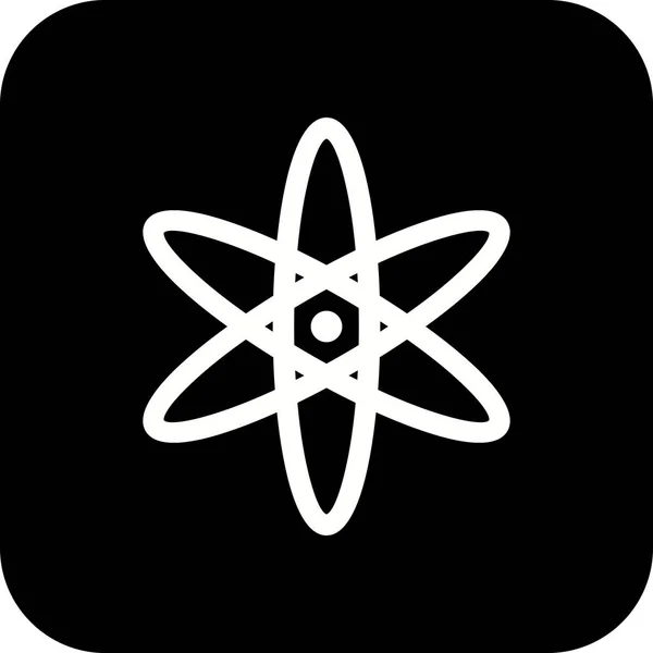 Иллюстрация атомной иконы — стоковое фото