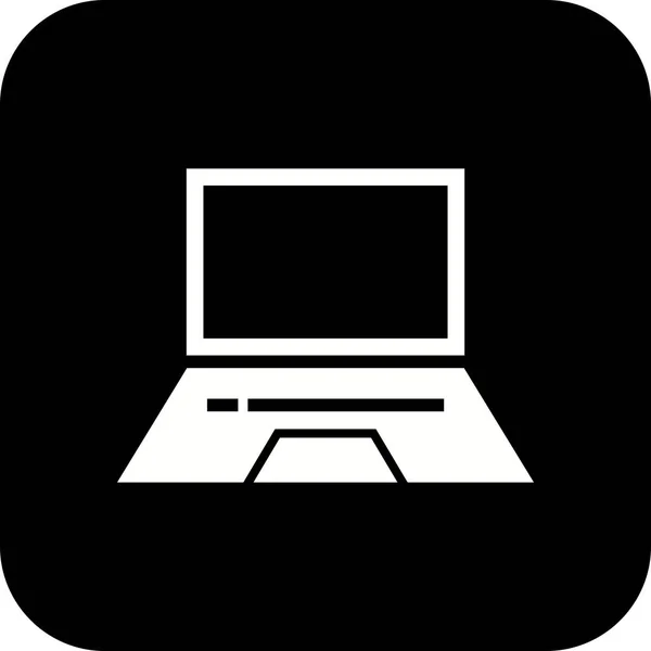 Illustration  Laptop Icon — Stock Photo, Image