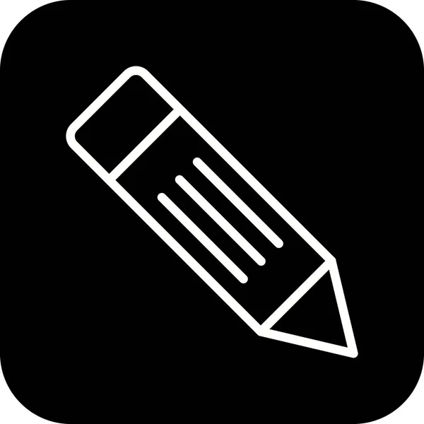 Illustration Bleistift-Symbol — Stockfoto