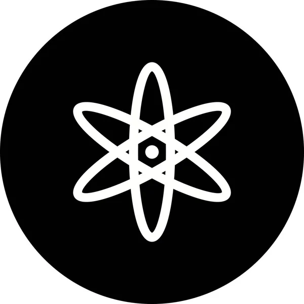 Illustration  Atom Icon — Fotografie, imagine de stoc