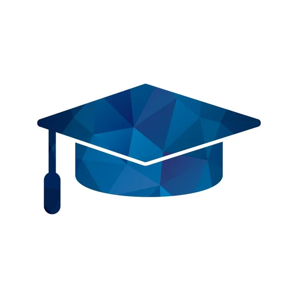 İllüstrasyon mezuniyet kapağı simgesi — Stok fotoğraf