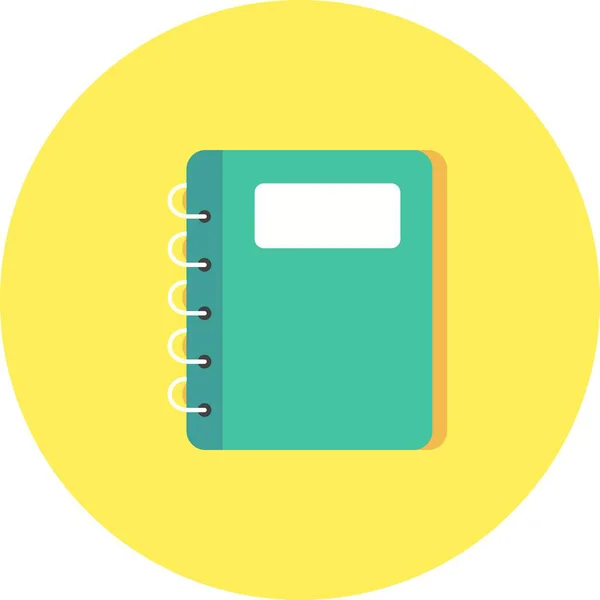 Illustration Notepad Icon — Stock Photo, Image