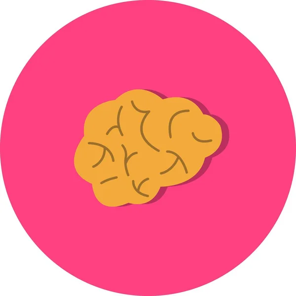 Illustrazione Icona del cervello — Foto Stock