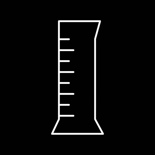 일러스트 실린더 플라스 크 아이콘 — 스톡 사진