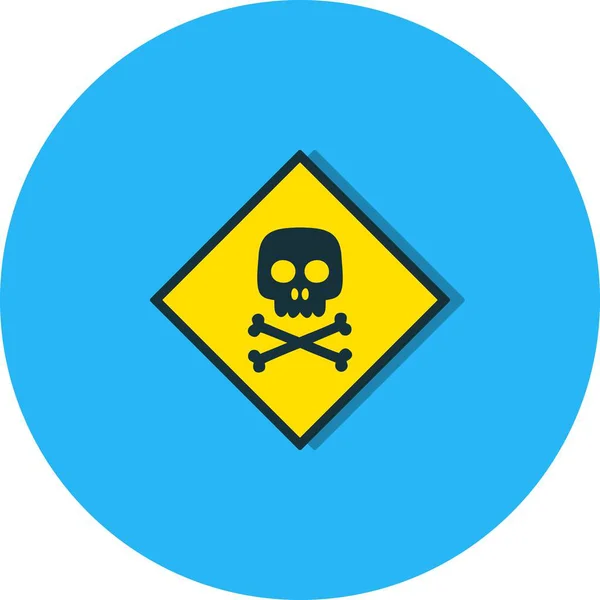 Illustratie giftig pictogram — Stockfoto
