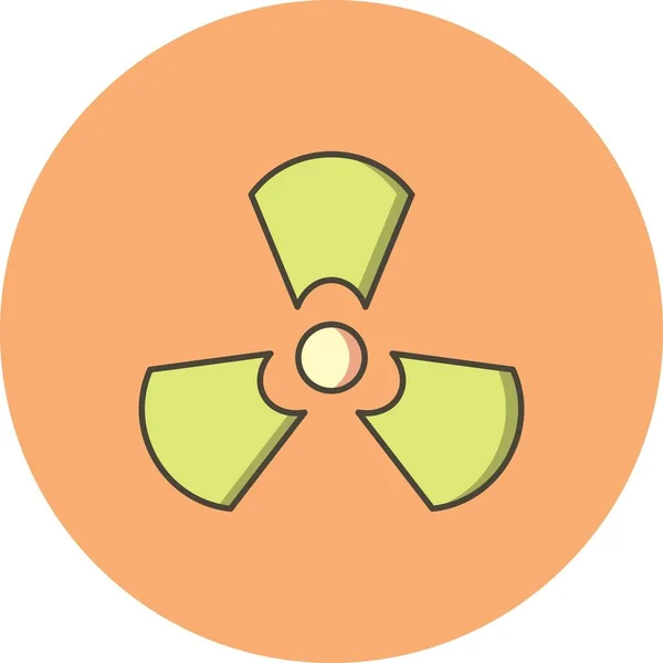 Illustration Radiation Icon — Stock Photo, Image