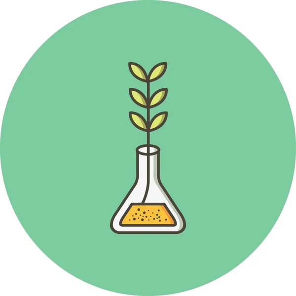 Illustrazione Icona della crescita dell'esperimento — Foto Stock