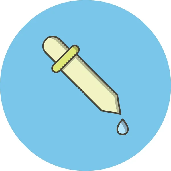 Ikona ilustracja Dropper — Zdjęcie stockowe