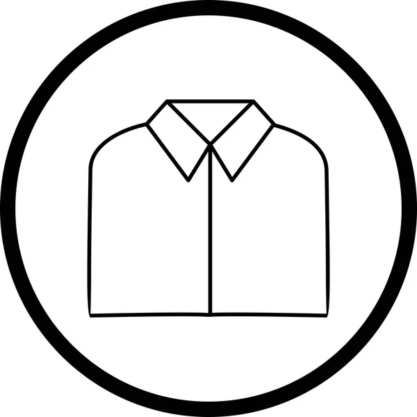 Illustrazione scuola camicia icona — Foto Stock