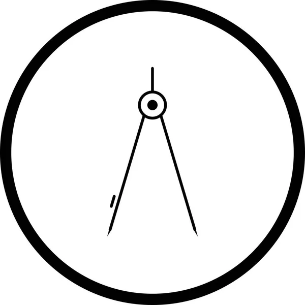 Illustration  Compass Icon — Stock Photo, Image