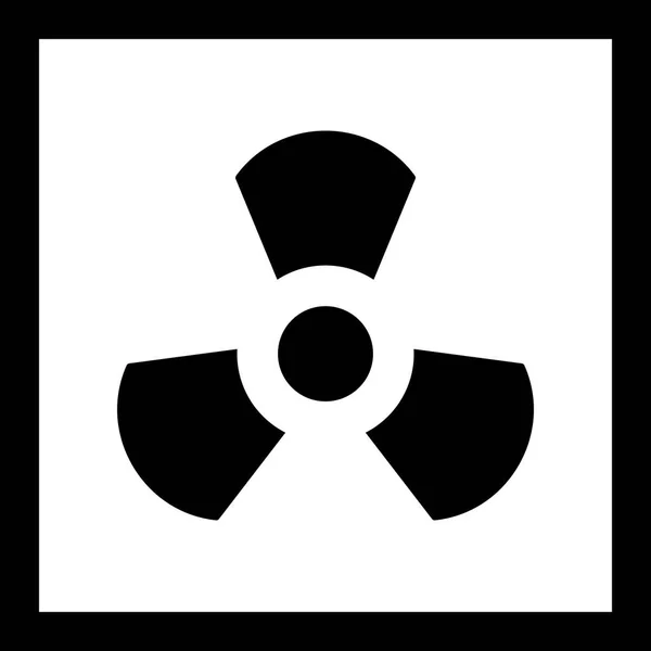 İllüstrasyon radyasyon simgesi — Stok fotoğraf