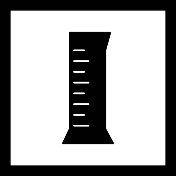 Illustration Cylinder Flask Icon — Stock Photo, Image