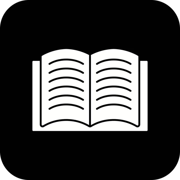 Illustration Open Book Icon — Stock Photo, Image