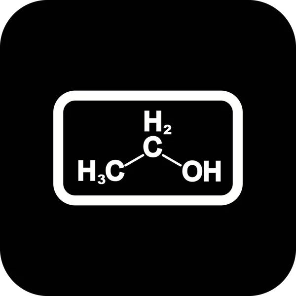 Illustrazione Icona etanolo — Foto Stock