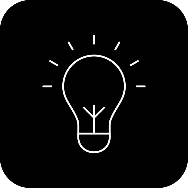 Illustration Bulb Icon — Stock Photo, Image