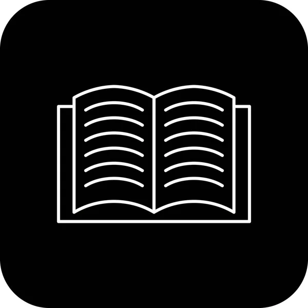 Illustration Open Book Icon — Stock Photo, Image