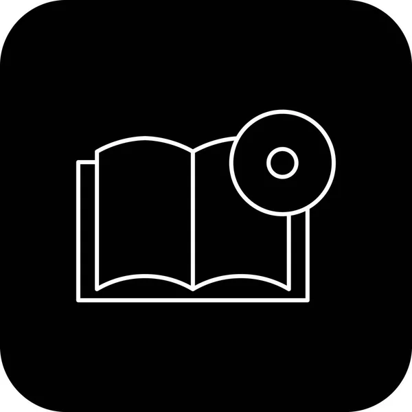 Illustration  Book DVD Icon — Stock Photo, Image