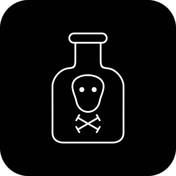 Ikon för illustration kemikalier — Stockfoto