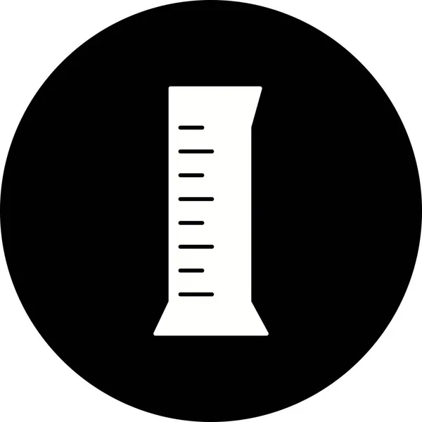 Illustration Cylinder Flask Icon — Stock Photo, Image