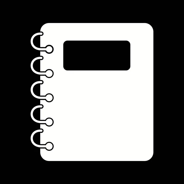 Illustration Notepad Icon — Stock Photo, Image