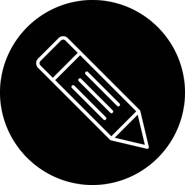 Illustrazione icona a matita — Foto Stock