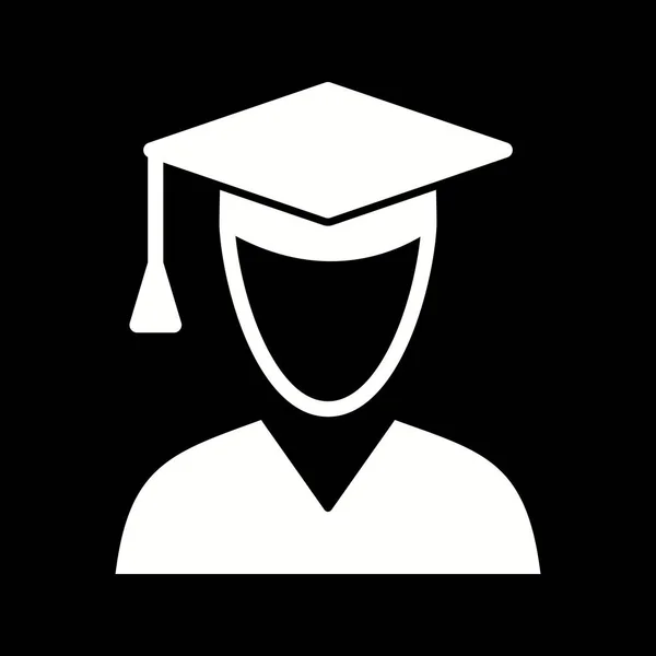 Illustration Male Student Icon — Stock Photo, Image