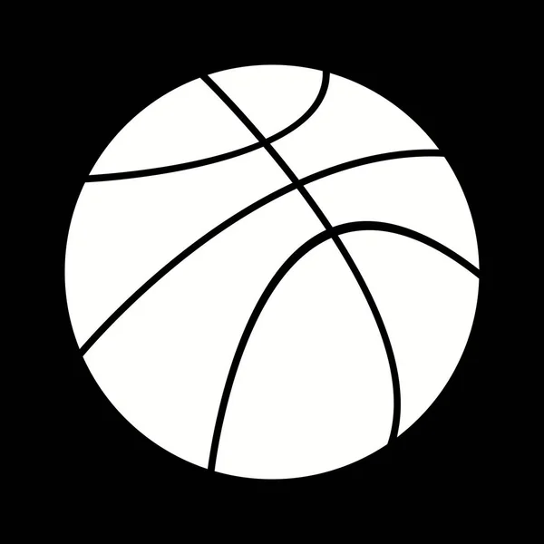 Ilustracja kosz Ball ikona — Zdjęcie stockowe