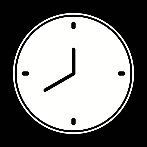 Ícone do relógio de ilustração — Fotografia de Stock