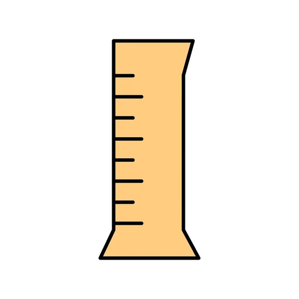 Illustration Cylinder Flask Icon — Stock Photo, Image