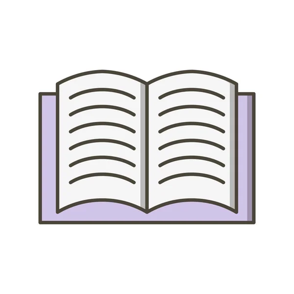 Ilustración Open Book Icon — Foto de Stock