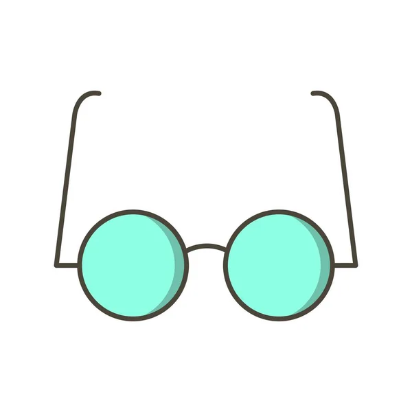 Ілюстрація Експериментальна ікона окуляри — стокове фото