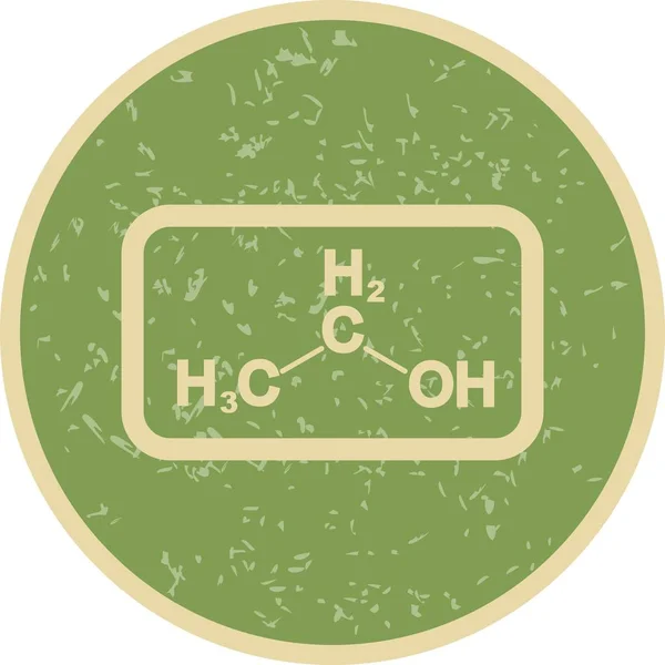 插图乙醇图标 — 图库照片