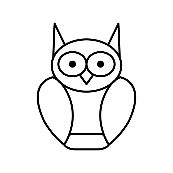 Illustration Graduate Owl ikon - Stock-foto