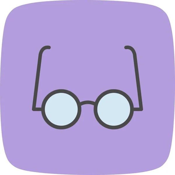 Ilustracja eksperymentalne okulary ikona — Zdjęcie stockowe