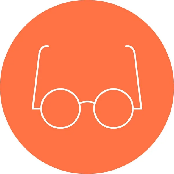 Illustrazione Icona degli occhiali sperimentali — Foto Stock