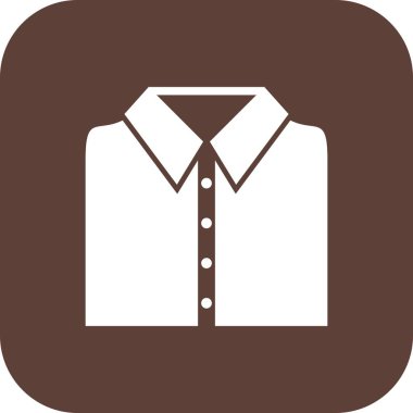 Illustration okul gömlek simge