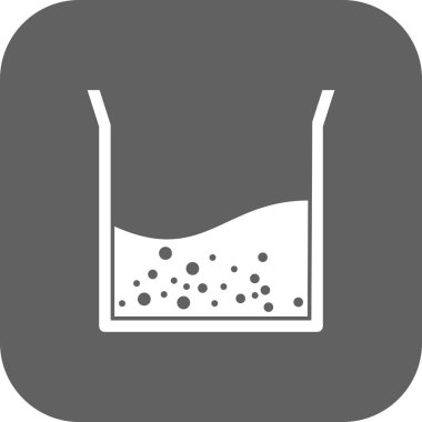 Illustration Beaker yarım dolgu simgesi