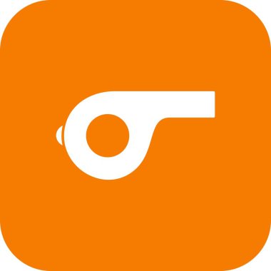 İllüstrasyon düdük simgesi 