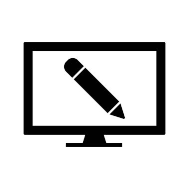 Illustration online eğitim simgesi