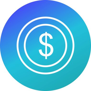 Illustration dolar simgesi