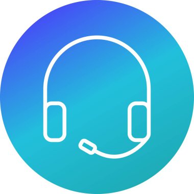 İllüstrasyon Kulaklık Simgesi