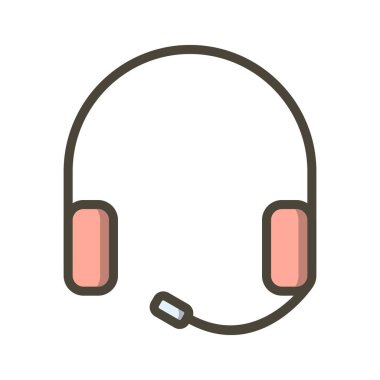 İllüstrasyon Kulaklık Simgesi