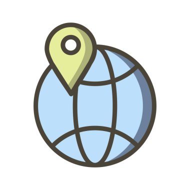 İllüstrasyon Küre Simgesi