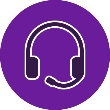 İllüstrasyon Kulaklık Simgesi
