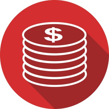 İllüstrasyon Sikkeler Simgesi